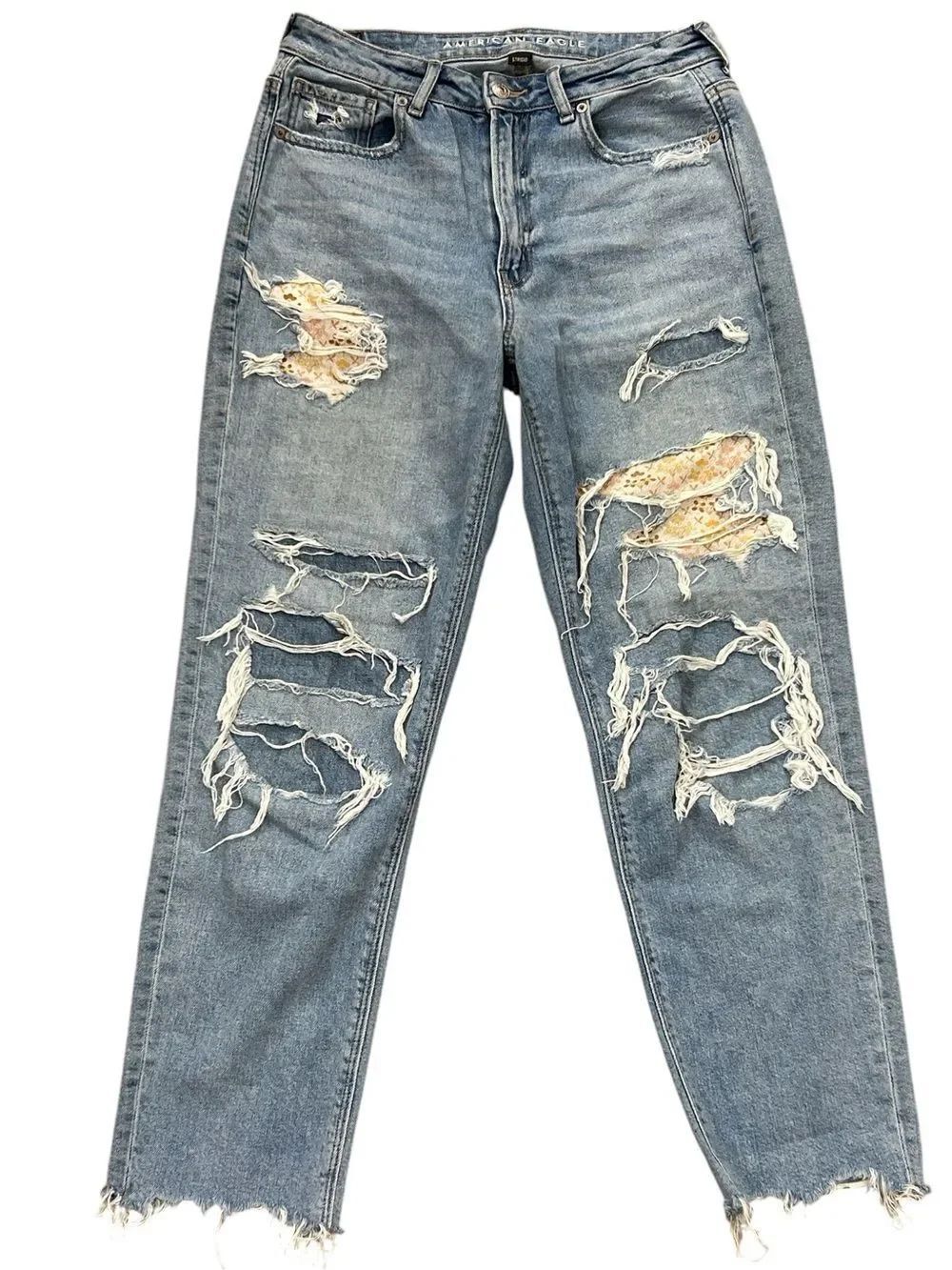 American Eagle Mom Straight Jeans